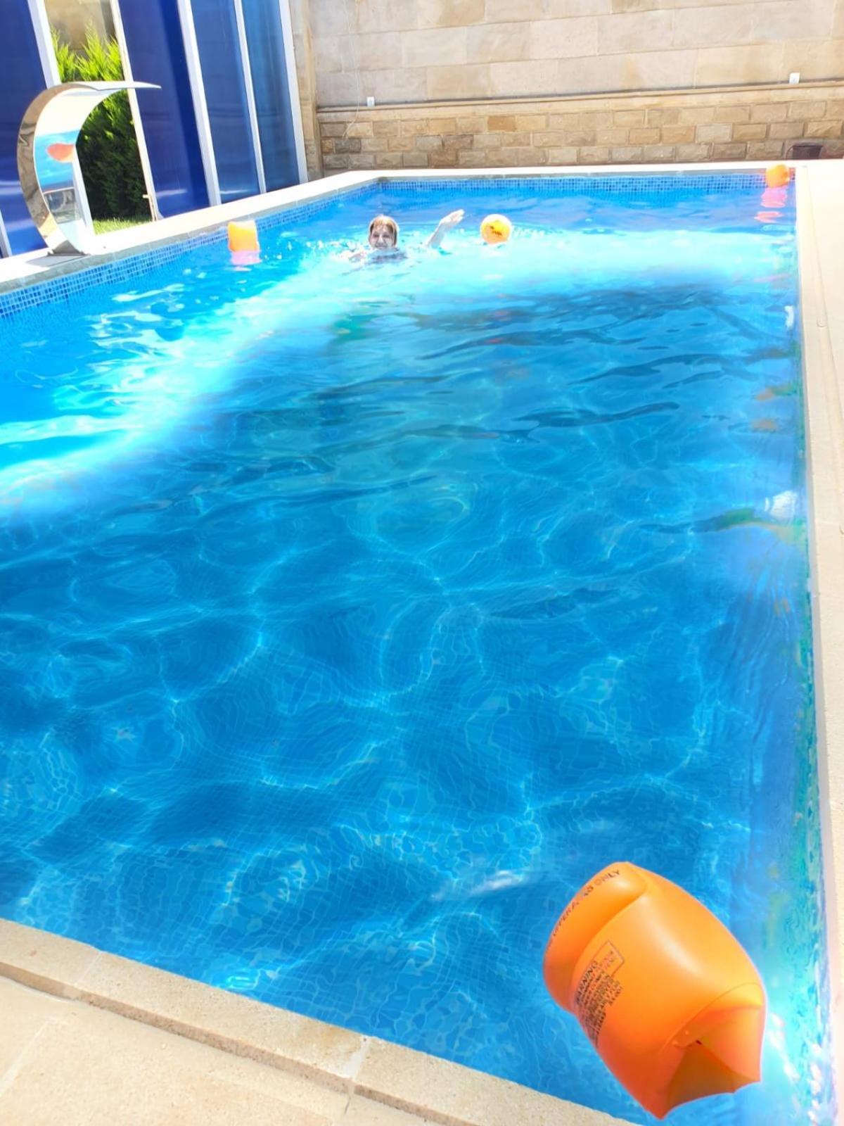 Viva Hotel Gabala With A Hot Outdoor Pool ,Sauna And Waterfall Kültér fotó